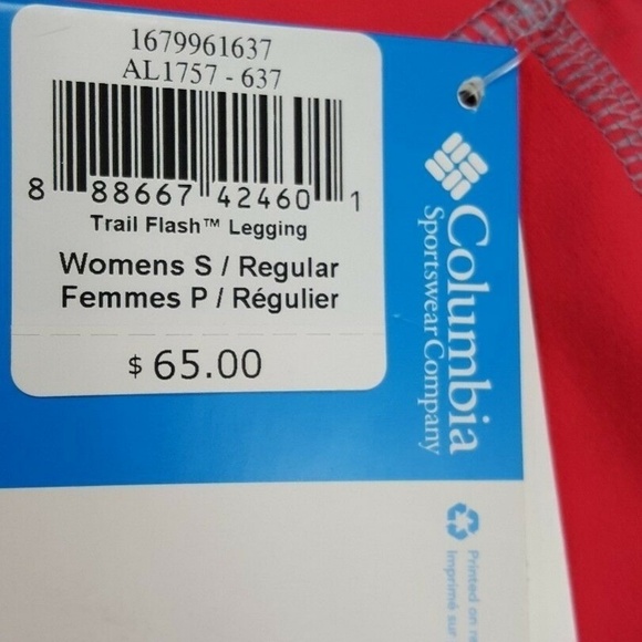 Columbia Trail Flash Active Leggings - Picture 8 of 8